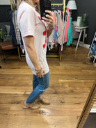 LOVE You More Graphic Tee - Pale Pink/Red-Graphic Tees-Prickly Pear Texas-Anna Kaytes Boutique, Women's Fashion Boutique in Grinnell, Iowa