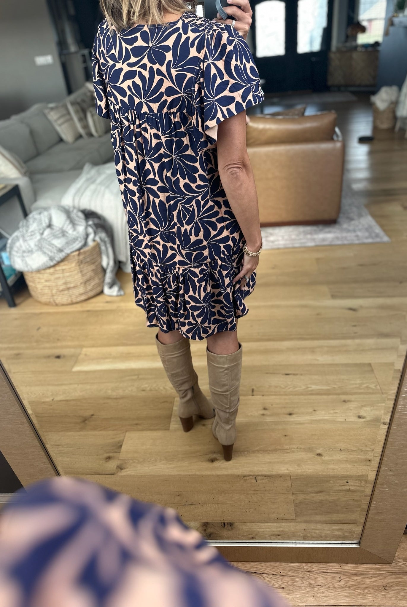 Everyday Icon Patterned Dress-Day & Moon-Anna Kaytes Boutique, Women's Fashion Boutique in Grinnell, Iowa