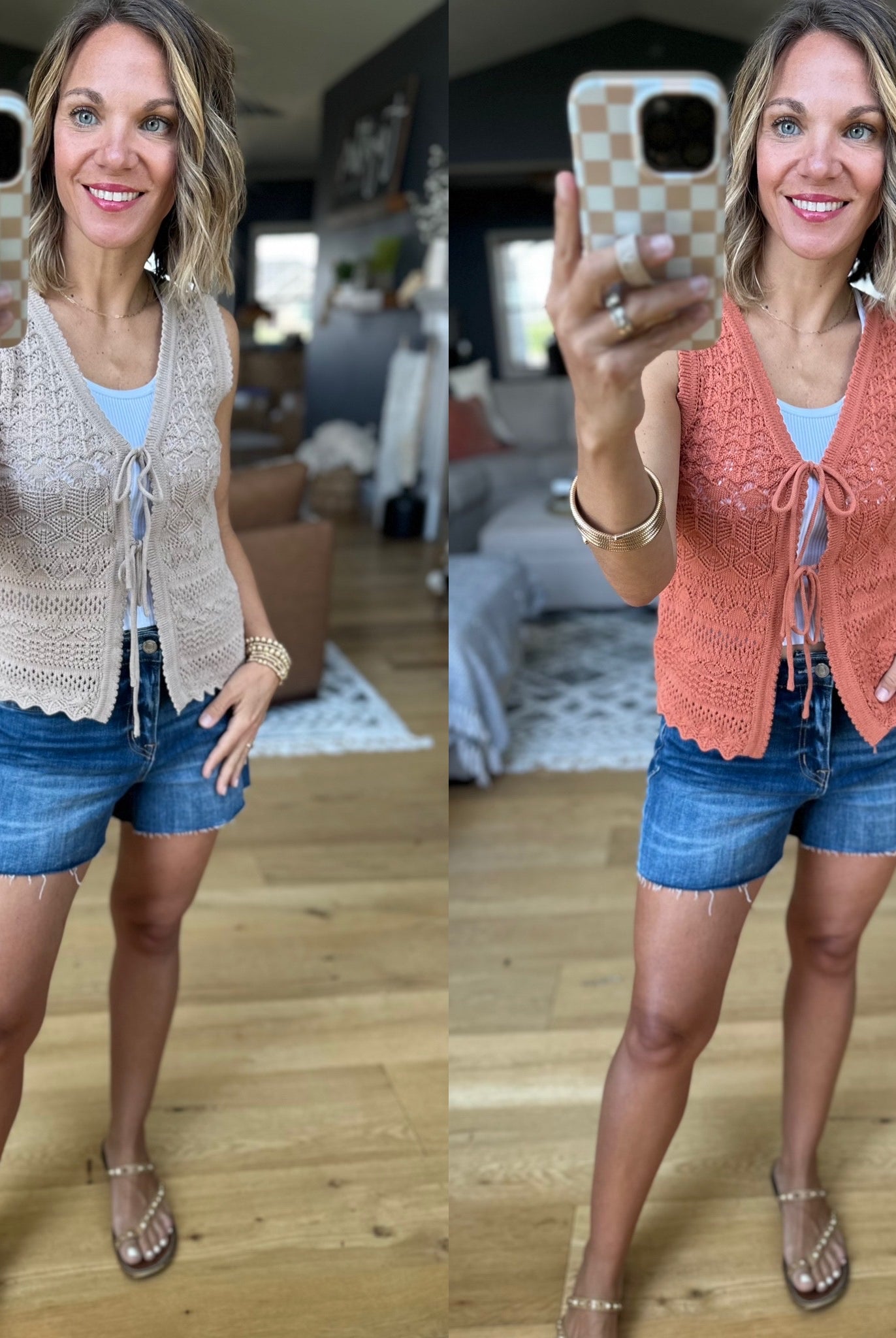 At The Surface Crochet Tie Vest - Multiple Options-Be Cool-Anna Kaytes Boutique, Women's Fashion Boutique in Grinnell, Iowa