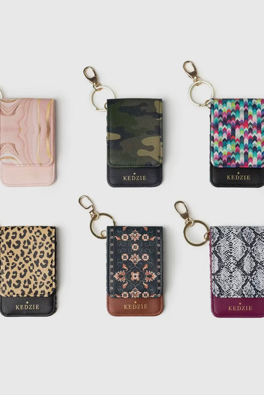 Essentials Only Keychain Wallet- Multiple Options-Handbags-DM Merchandising-Anna Kaytes Boutique, Women's Fashion Boutique in Grinnell, Iowa