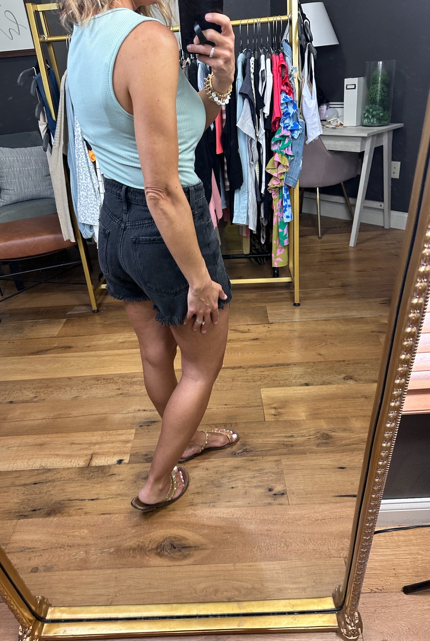 The Callie Ribbed Bodysuit - Mint-Bodysuits-Entro-Anna Kaytes Boutique, Women's Fashion Boutique in Grinnell, Iowa