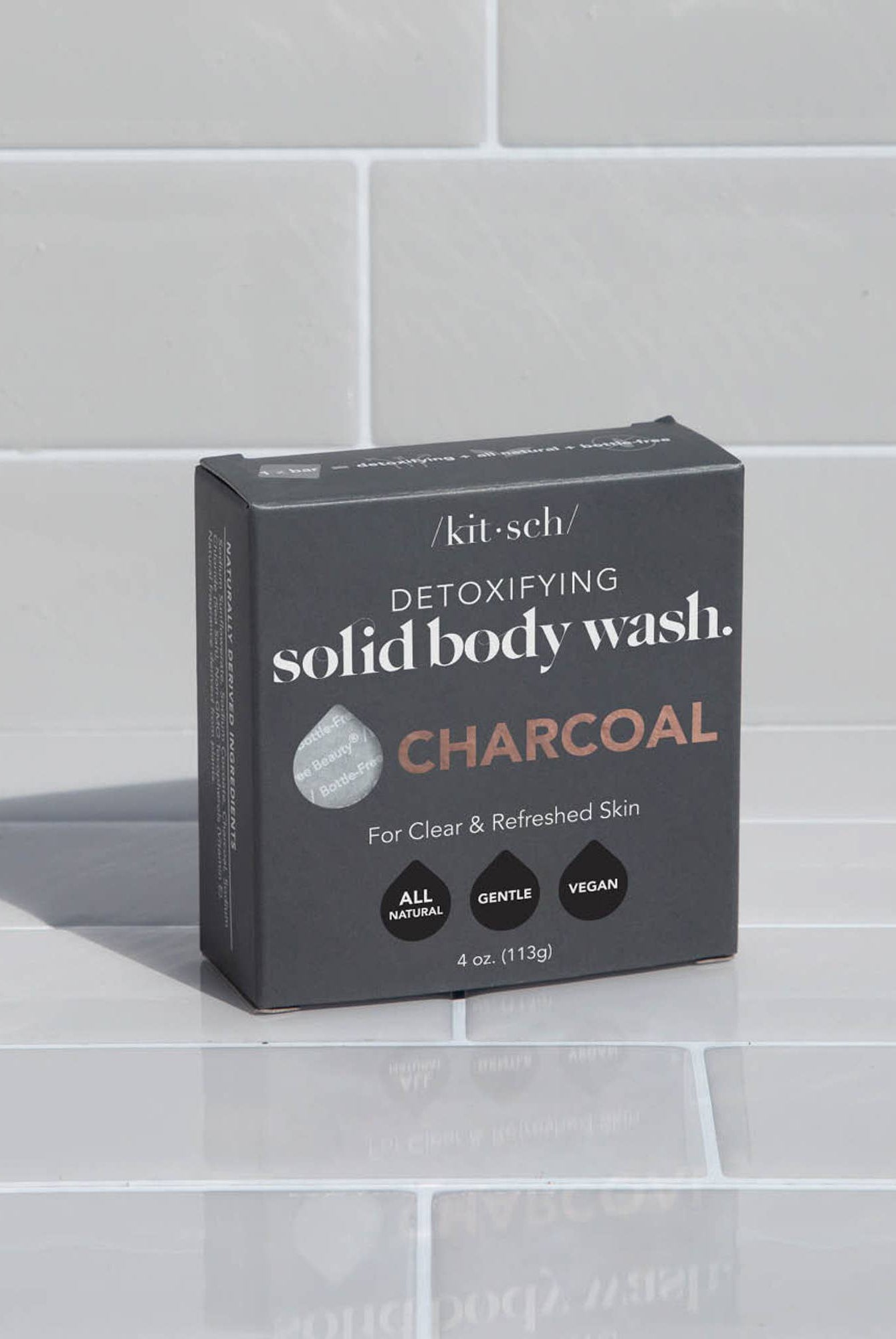Charcoal Detoxifying Body Wash Bar-Hair Accessories-KITSCH-Anna Kaytes Boutique, Women's Fashion Boutique in Grinnell, Iowa