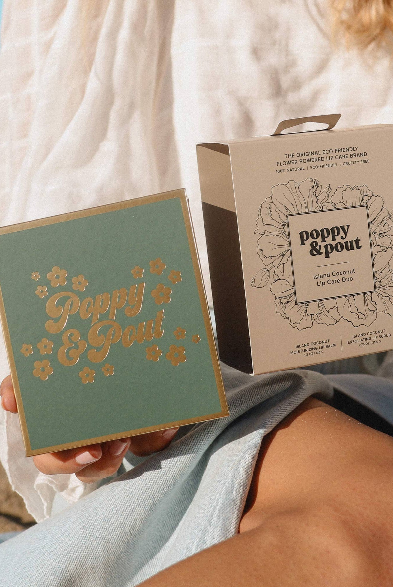 Lip Care Duo, Island Coconut-Hair Accessories-Poppy & Pout-Anna Kaytes Boutique, Women's Fashion Boutique in Grinnell, Iowa