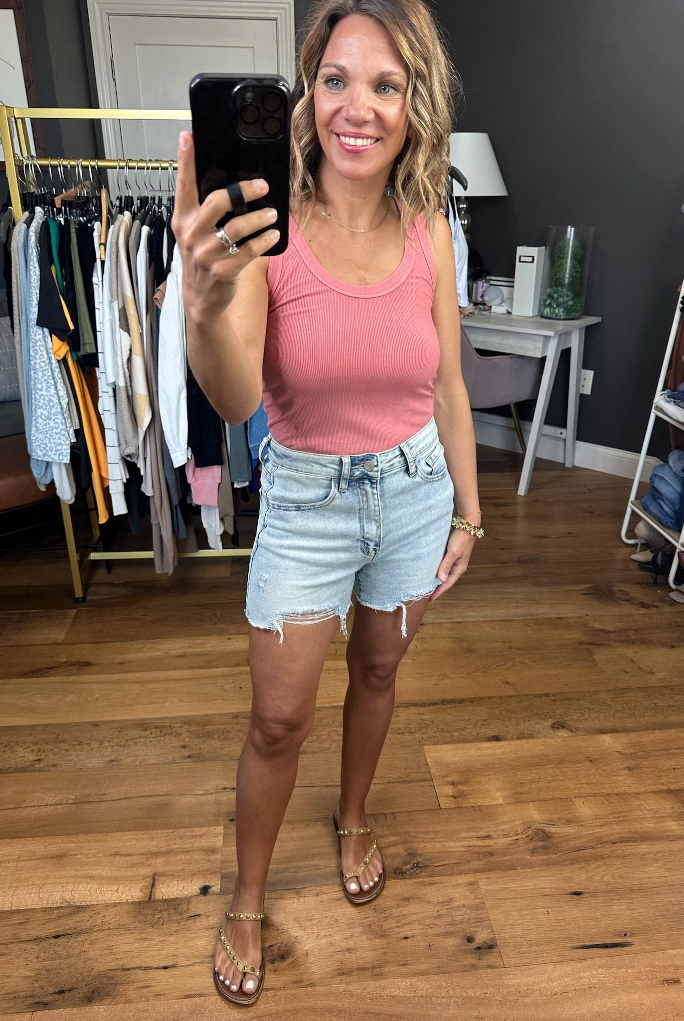 The Mia Scoop Tank - Multiple Options-Sleeveless-Be Cool 19284-Anna Kaytes Boutique, Women's Fashion Boutique in Grinnell, Iowa