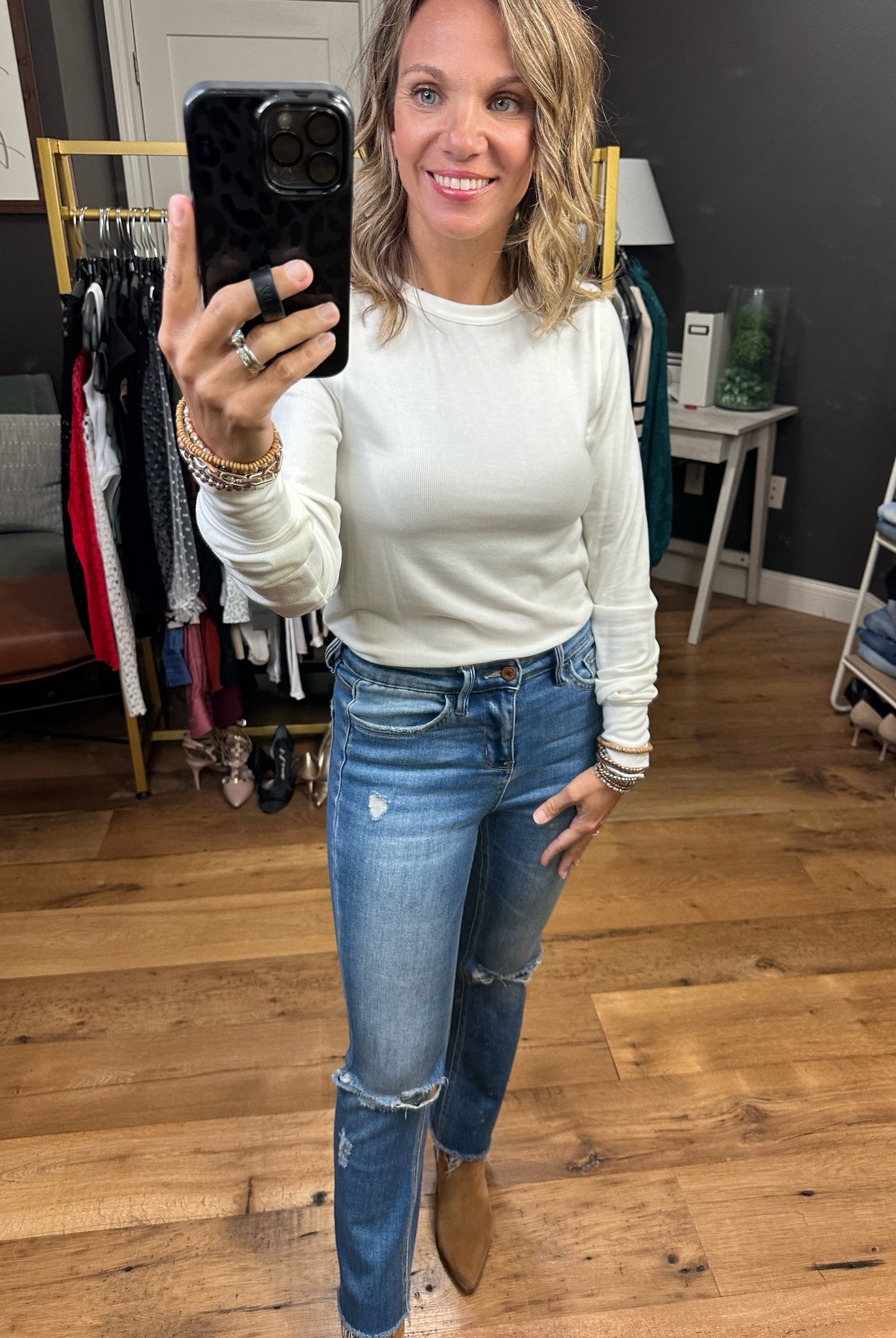 The Best Version of You Long Sleeve Top - Multiple Options-Long Sleeves-Thread & Supply-Anna Kaytes Boutique, Women's Fashion Boutique in Grinnell, Iowa