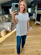 Back To The Basics Striped Tee-Be Cool-Anna Kaytes Boutique, Women's Fashion Boutique in Grinnell, Iowa