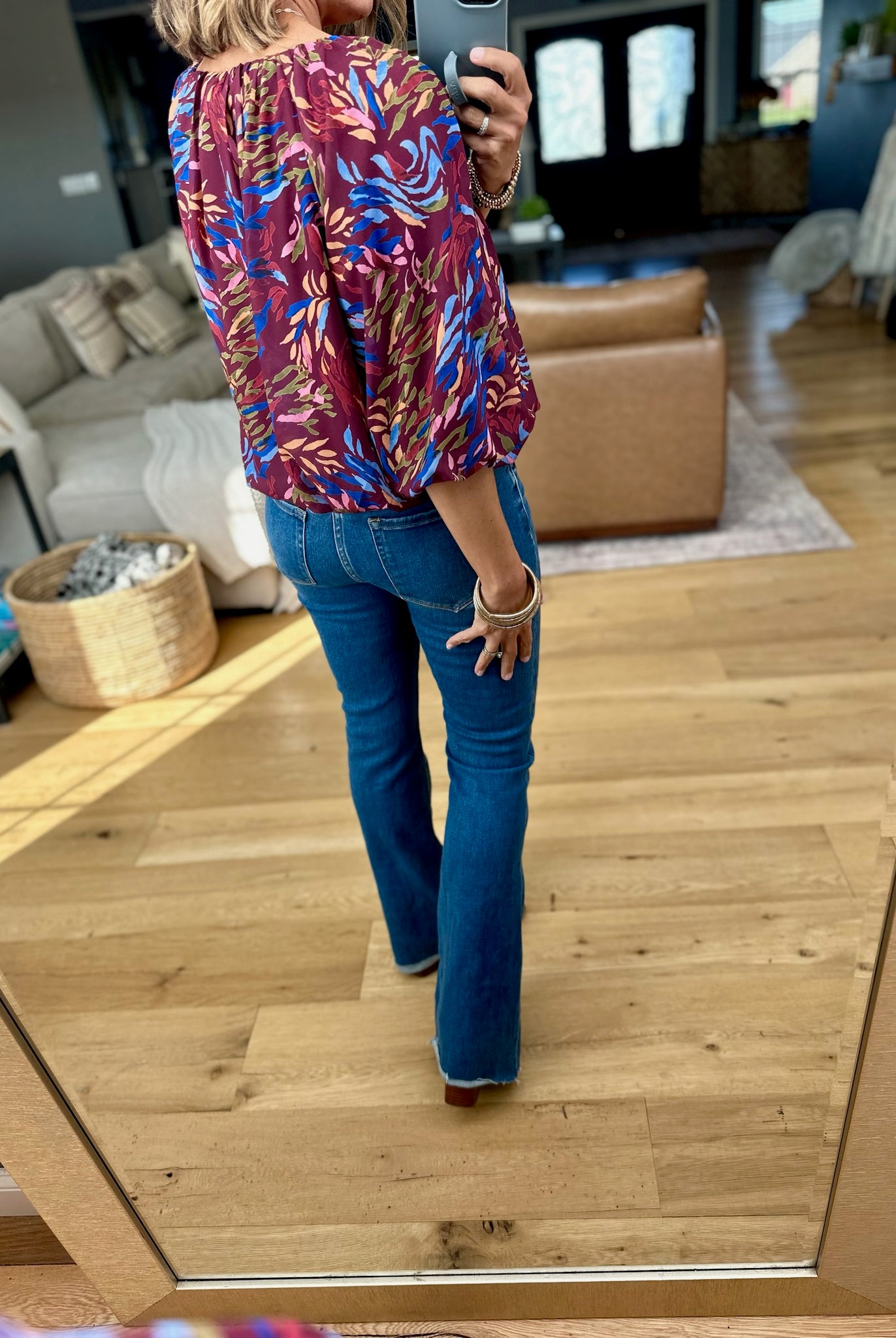 On Fall's Terms Patterned Top-THML-Anna Kaytes Boutique, Women's Fashion Boutique in Grinnell, Iowa