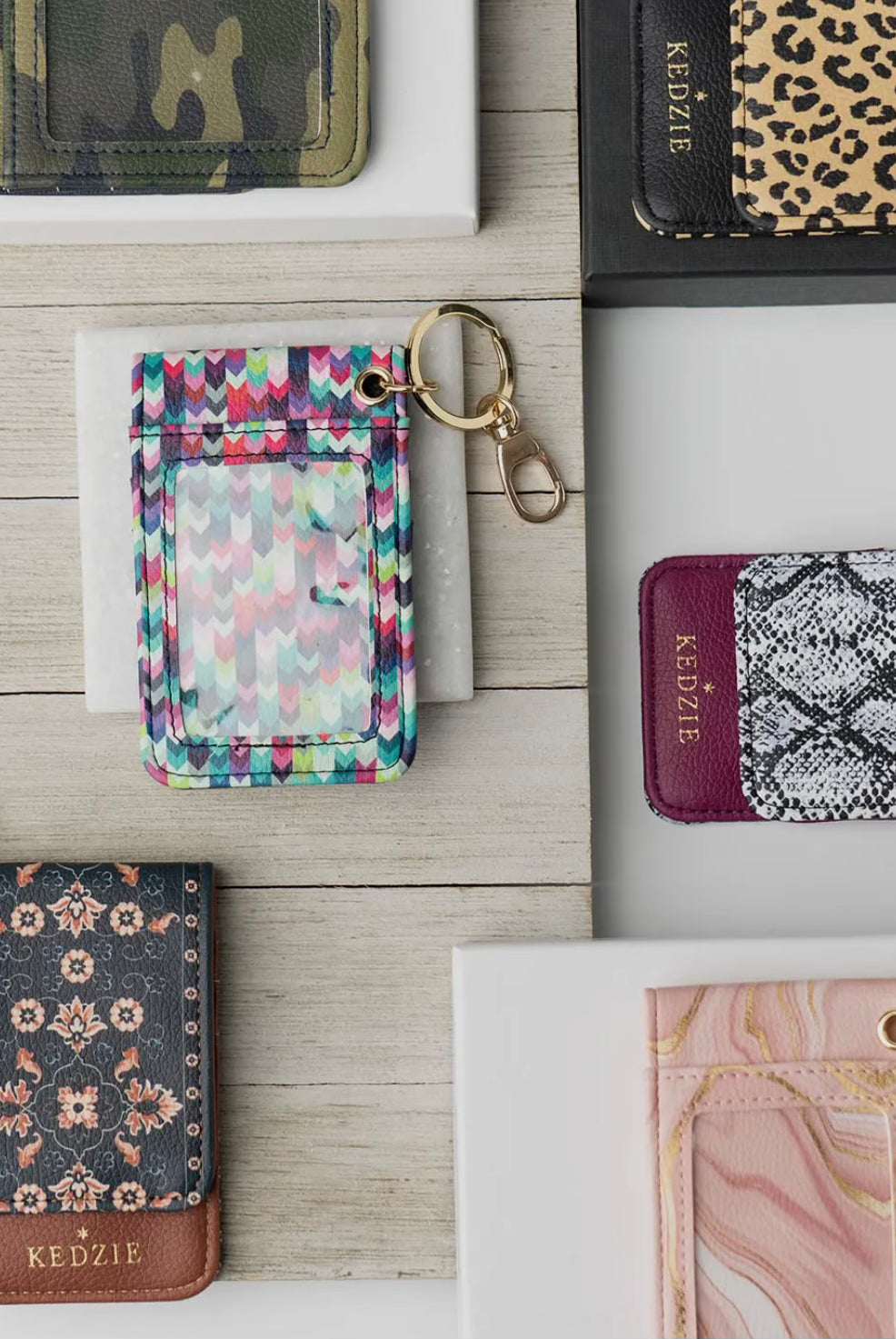 Essentials Only Keychain Wallet- Multiple Options-Handbags-DM Merchandising-Anna Kaytes Boutique, Women's Fashion Boutique in Grinnell, Iowa