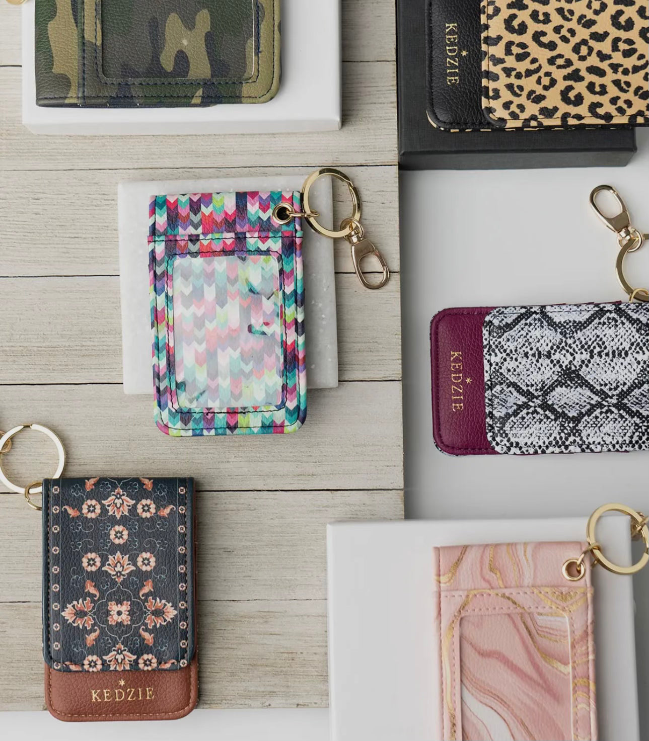Essentials Only Keychain Wallet- Multiple Options-Handbags-DM Merchandising-Anna Kaytes Boutique, Women's Fashion Boutique in Grinnell, Iowa