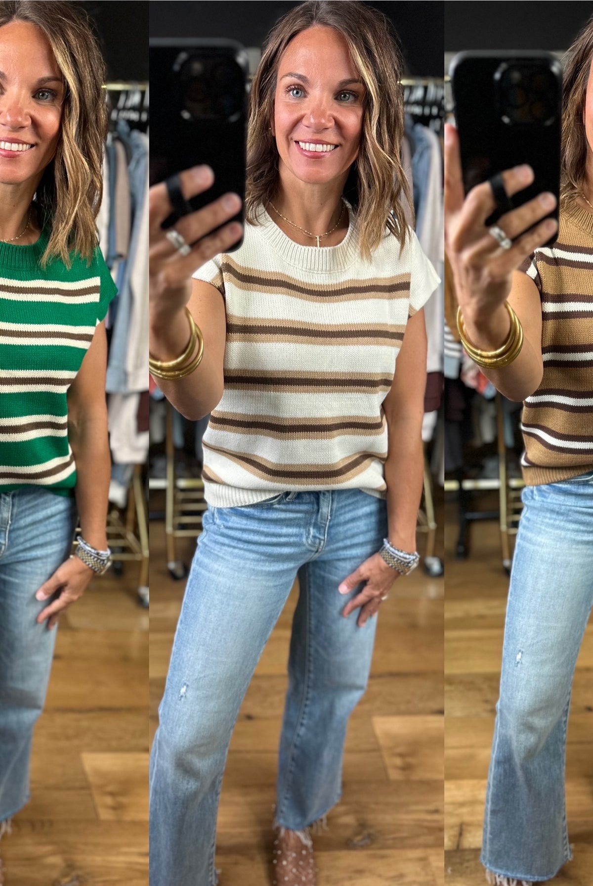It Girl Energy Knit Top-Short Sleeves-Very J-Anna Kaytes Boutique, Women's Fashion Boutique in Grinnell, Iowa