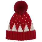 Snowing Mountain Holiday Beanie- Red/White-Beanies-Joia YCB-320035-Anna Kaytes Boutique, Women's Fashion Boutique in Grinnell, Iowa