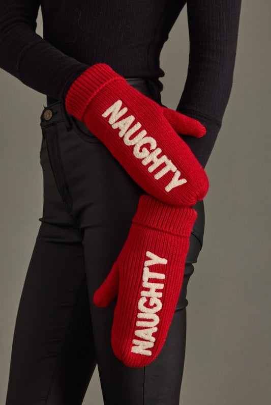 "Naughty" Mittens-Mittens-Anna Kaytes Boutique-Anna Kaytes Boutique, Women's Fashion Boutique in Grinnell, Iowa