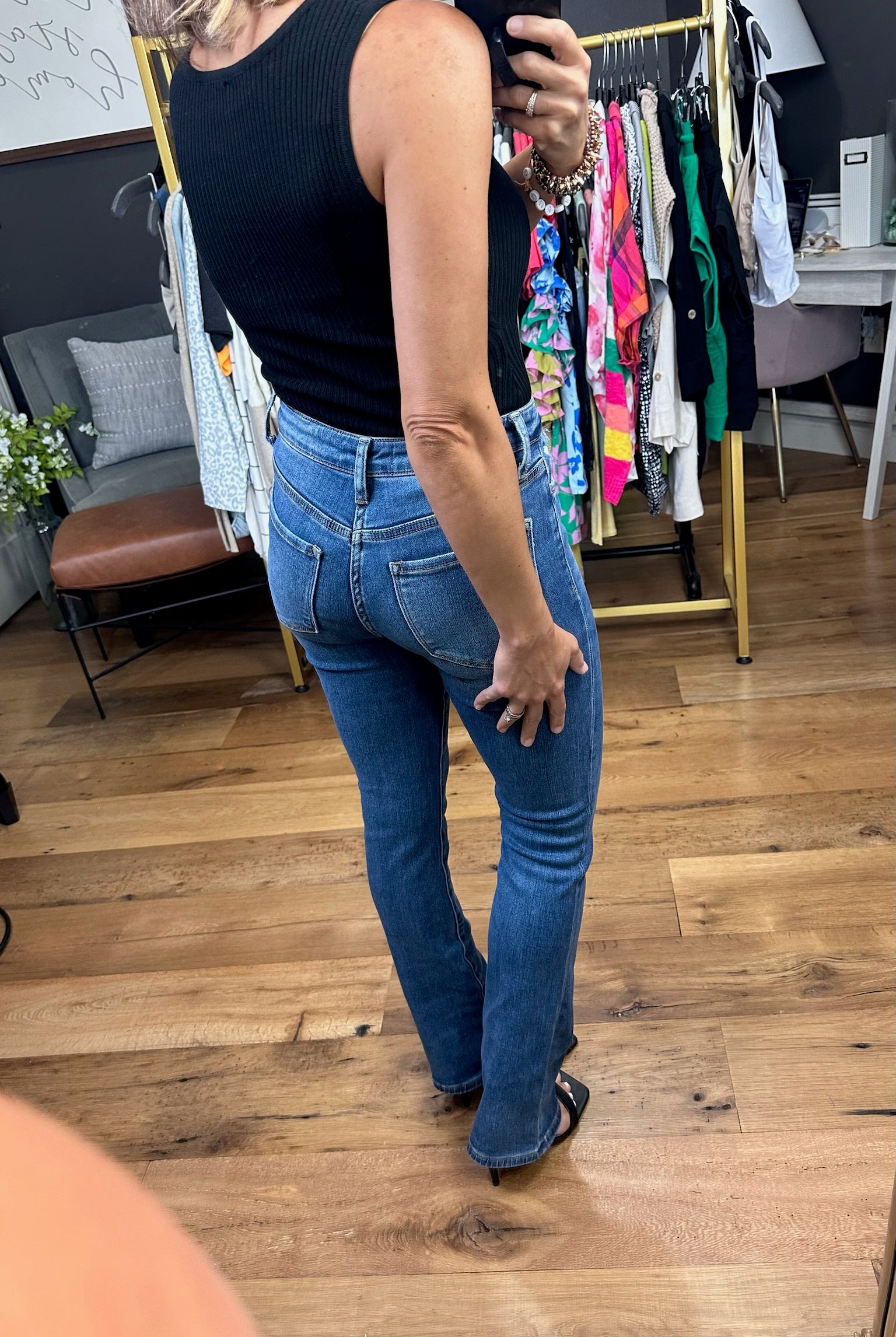 Make the Call Knit Bodysuit - Black-Bodysuits-Allie Rose-Anna Kaytes Boutique, Women's Fashion Boutique in Grinnell, Iowa