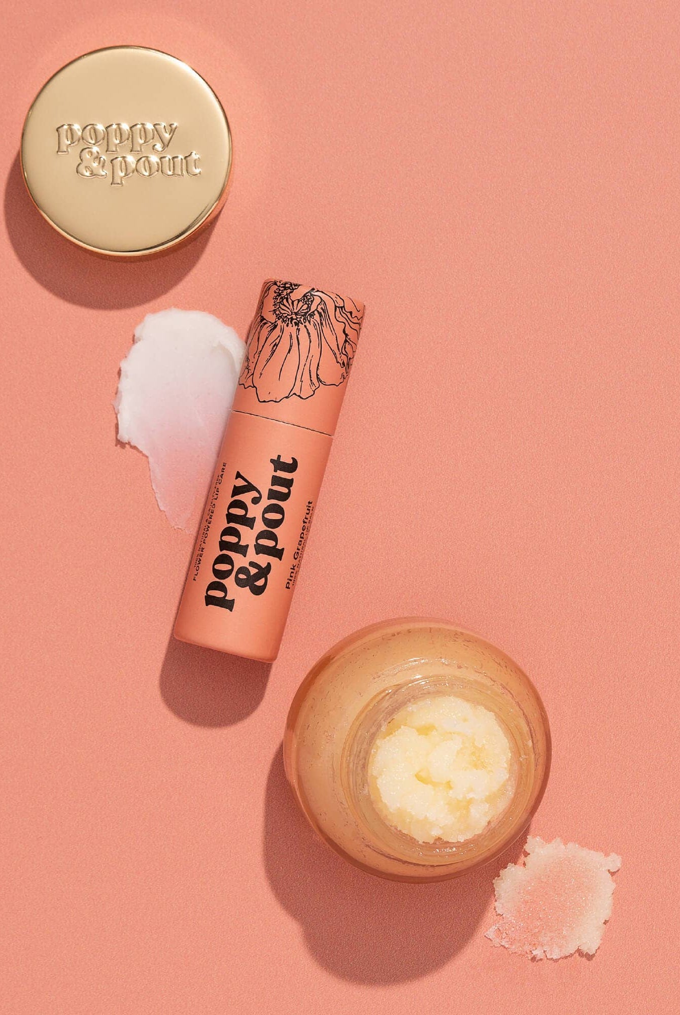 Lip Care Duo, Pink Grapefruit-Hair Accessories-Poppy & Pout-Anna Kaytes Boutique, Women's Fashion Boutique in Grinnell, Iowa
