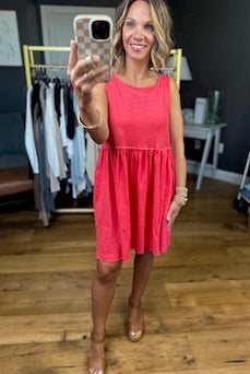 Make It Right Pocket Dress - Red-Aemi & Co-Anna Kaytes Boutique, Women's Fashion Boutique in Grinnell, Iowa