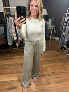 Linked Together Scoop-Hem Pant - Mocha-Pants-Easel eb40836-Anna Kaytes Boutique, Women's Fashion Boutique in Grinnell, Iowa