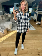 Find My Way Plaid Button-Down Top-Be Cool-Anna Kaytes Boutique, Women's Fashion Boutique in Grinnell, Iowa