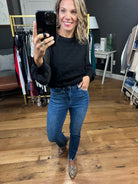 The Taylor High-Rise Stretch Slim Straight Denim-Jeans-Vervet T5911-Anna Kaytes Boutique, Women's Fashion Boutique in Grinnell, Iowa