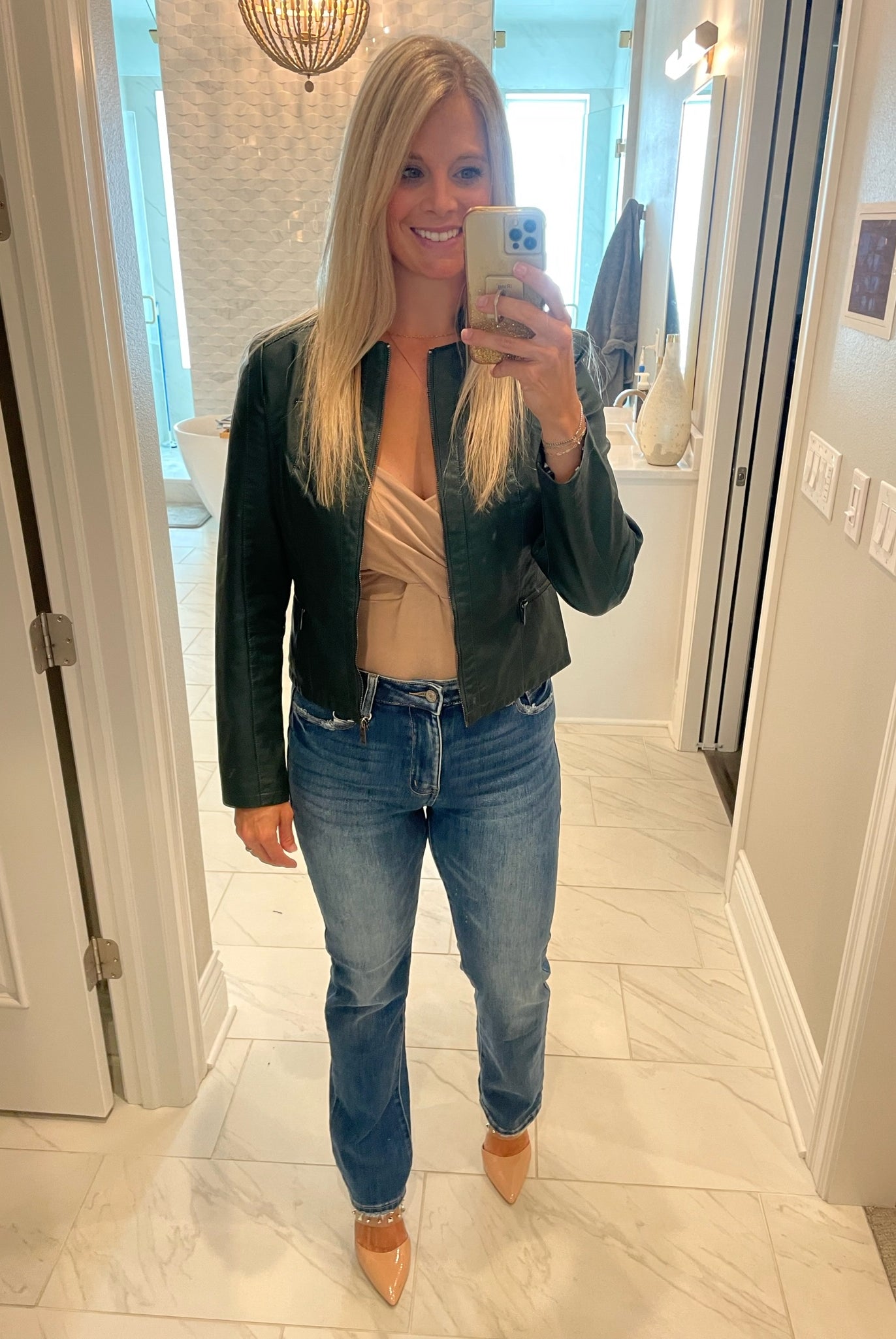 Down The Road Moto Faux-Leather Jacket - Multiple Options-Jackets-Coalition LA L16OF2-Anna Kaytes Boutique, Women's Fashion Boutique in Grinnell, Iowa