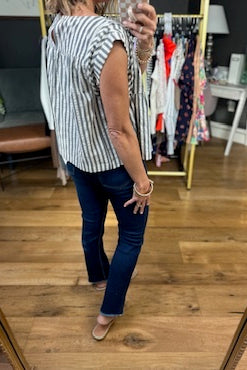 Going Somewhere Striped Top - Black-Aemi & Co-Anna Kaytes Boutique, Women's Fashion Boutique in Grinnell, Iowa