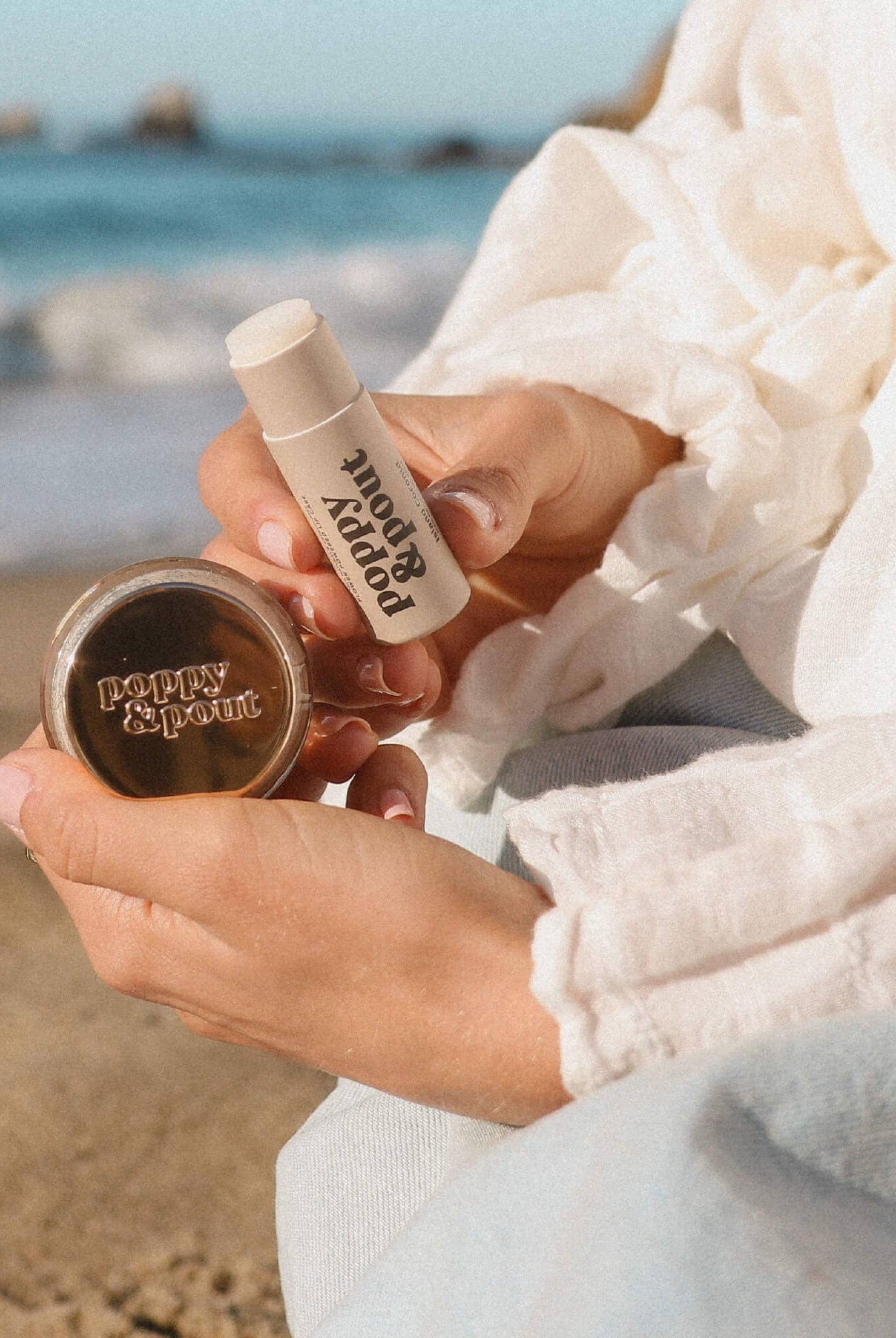 Lip Care Duo, Island Coconut-Hair Accessories-Poppy & Pout-Anna Kaytes Boutique, Women's Fashion Boutique in Grinnell, Iowa