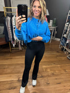 The Elena High-Rise Flare Legging - Black-Leggings-Mono B APH-B0863-Anna Kaytes Boutique, Women's Fashion Boutique in Grinnell, Iowa