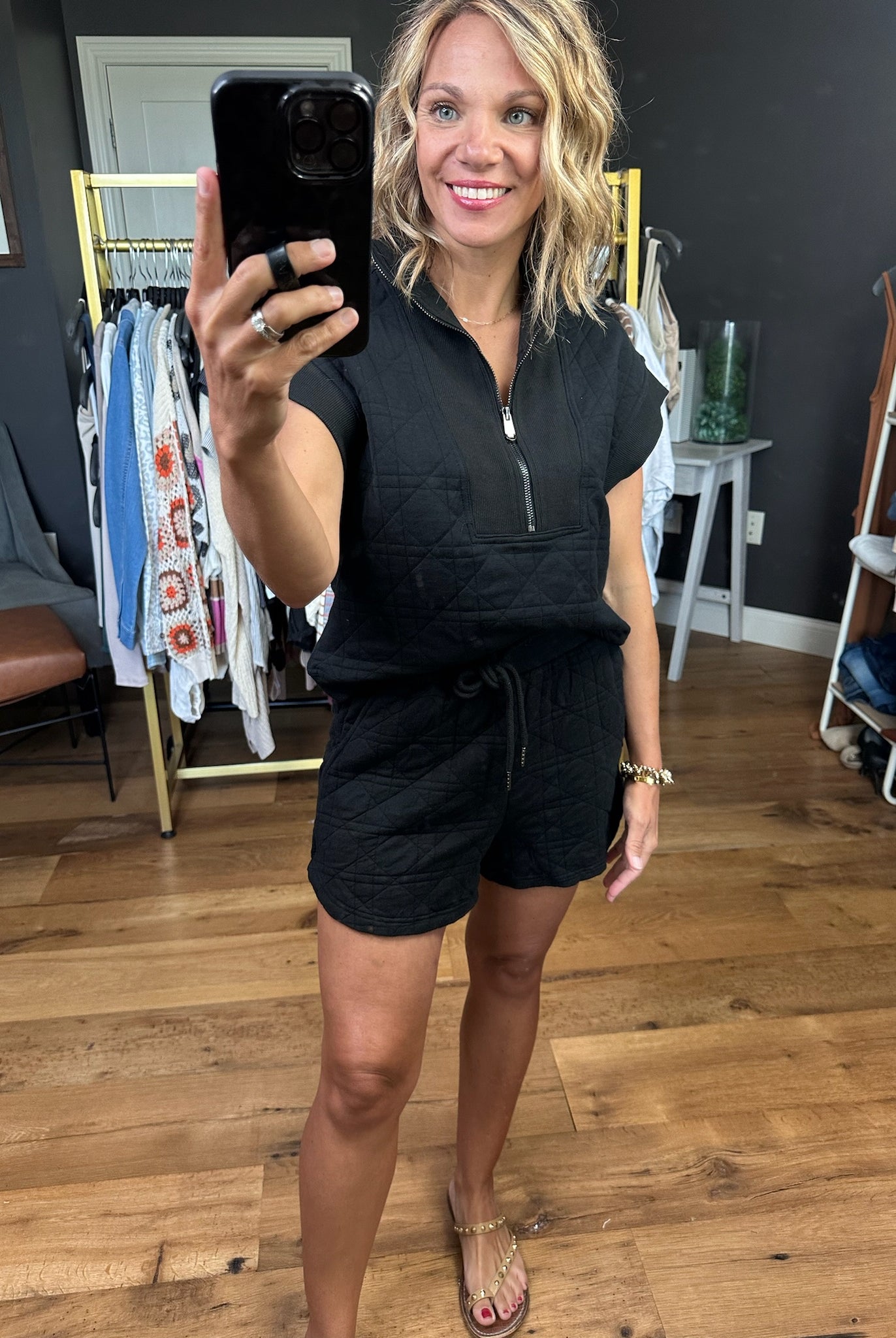 A Better Place Quilted Two-Piece Set - Multiple Options-Two Piece Set-Entro-Anna Kaytes Boutique, Women's Fashion Boutique in Grinnell, Iowa