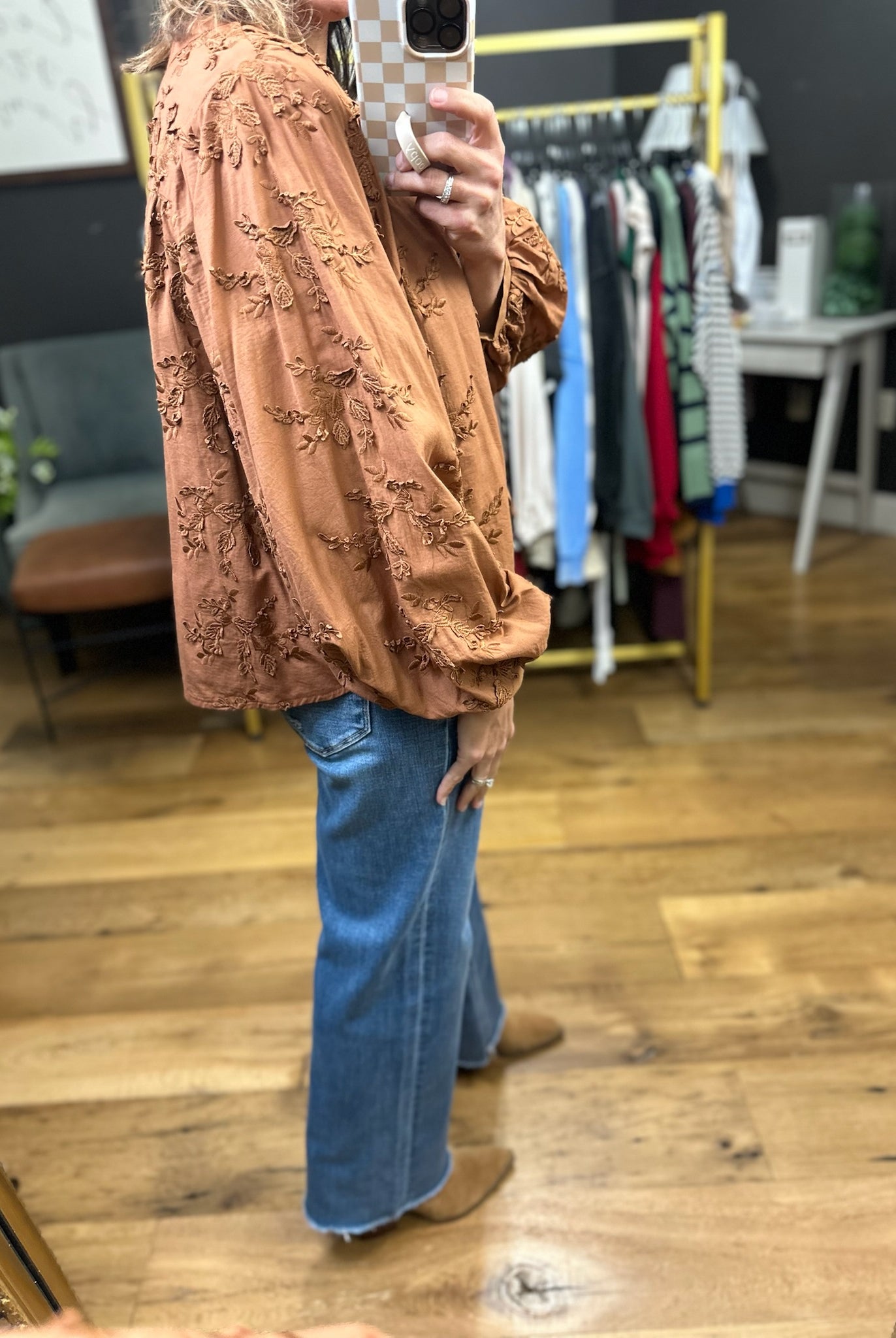 Thanking You Embroidery Detail Top - Multiple Options-Entro-Anna Kaytes Boutique, Women's Fashion Boutique in Grinnell, Iowa