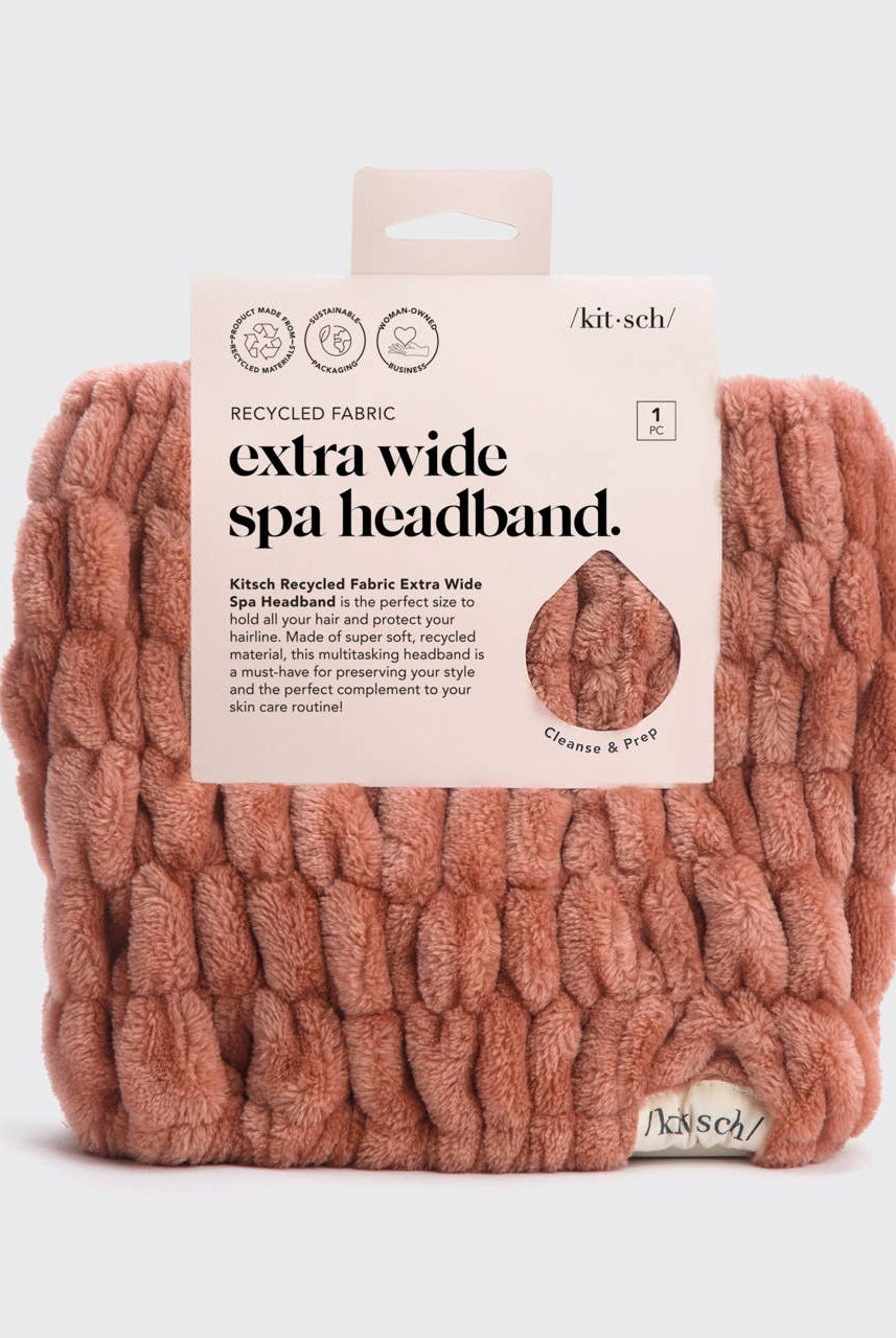 Extra Wide Spa Headband - Dusty Rose-Hair Accessories-KITSCH-Anna Kaytes Boutique, Women's Fashion Boutique in Grinnell, Iowa