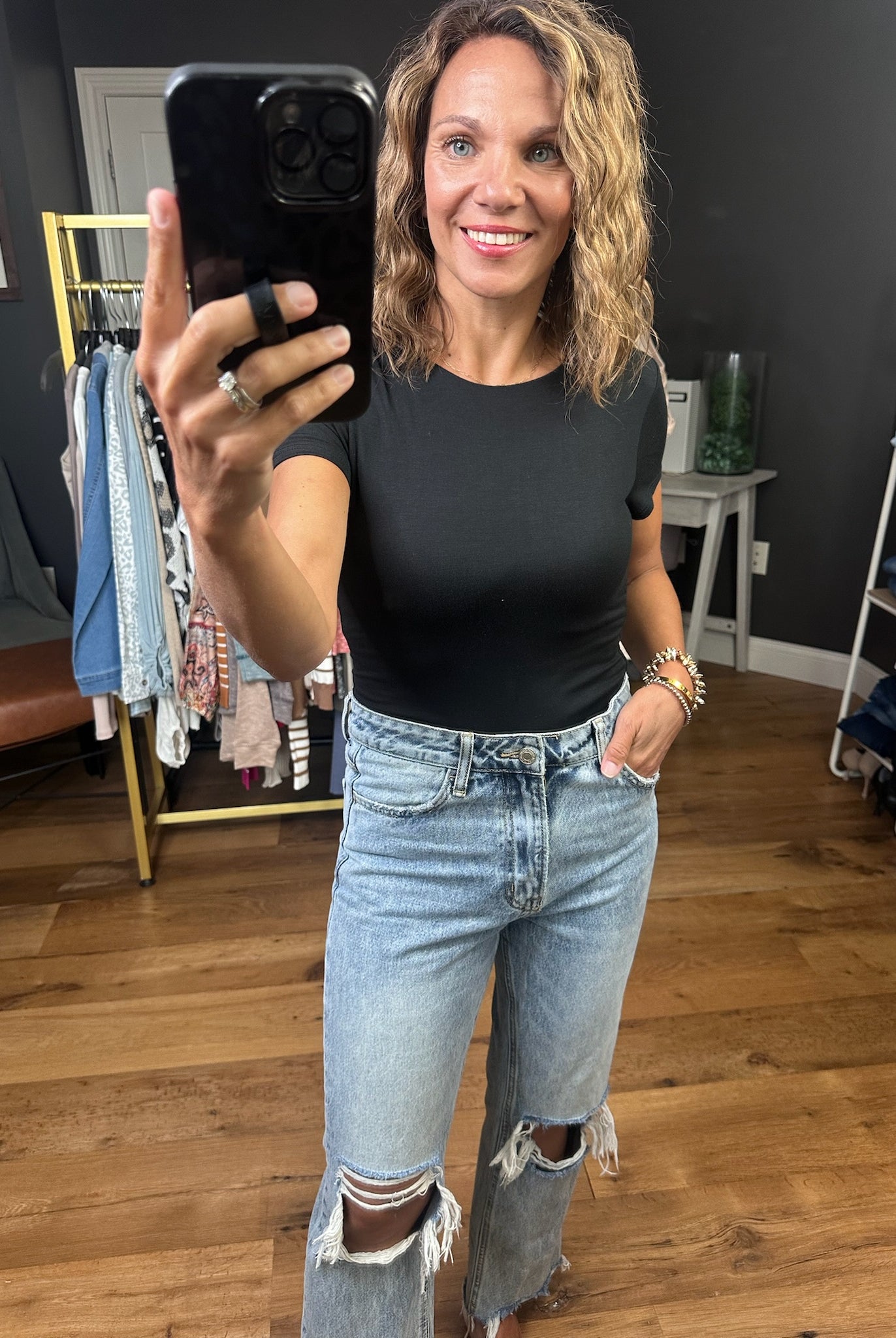The Kate Short-Sleeve Bodysuit - Multiple Options-Wasabi & Mint-Anna Kaytes Boutique, Women's Fashion Boutique in Grinnell, Iowa