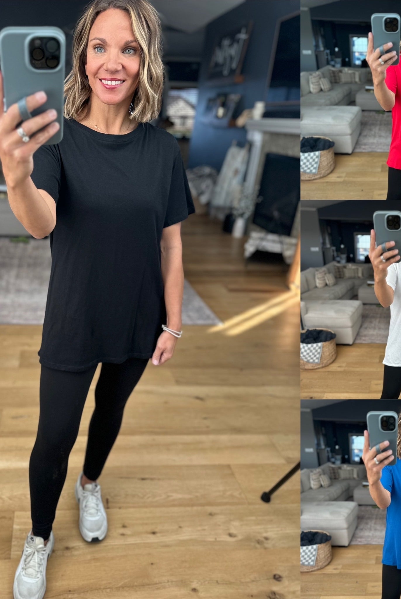 The Jessa Crew Tee - Multiple Options-Short Sleeves-Zenana-Anna Kaytes Boutique, Women's Fashion Boutique in Grinnell, Iowa