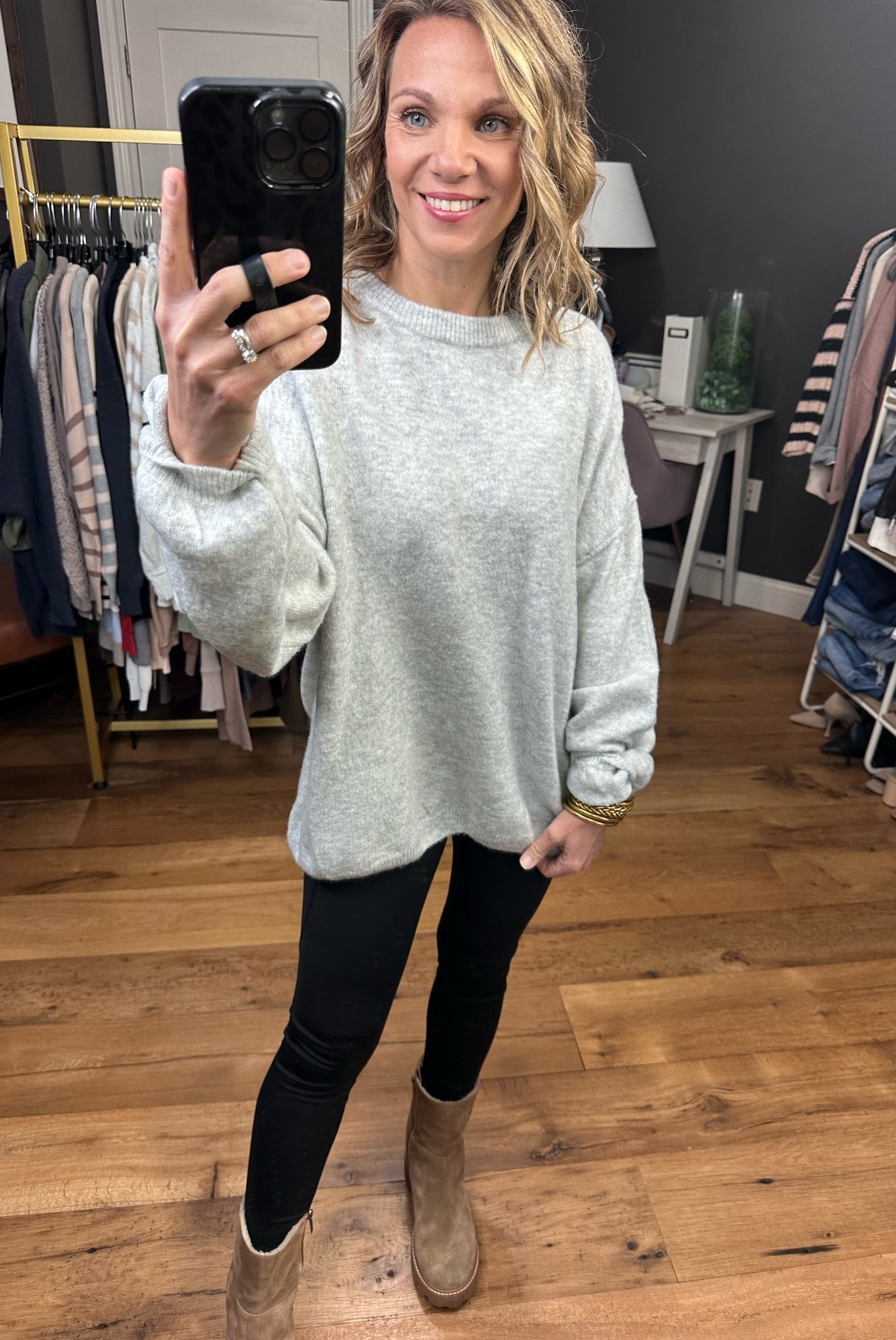 A Different View Oversized Sweater - Multiple Options-Sweaters-Miracle F123-Anna Kaytes Boutique, Women's Fashion Boutique in Grinnell, Iowa