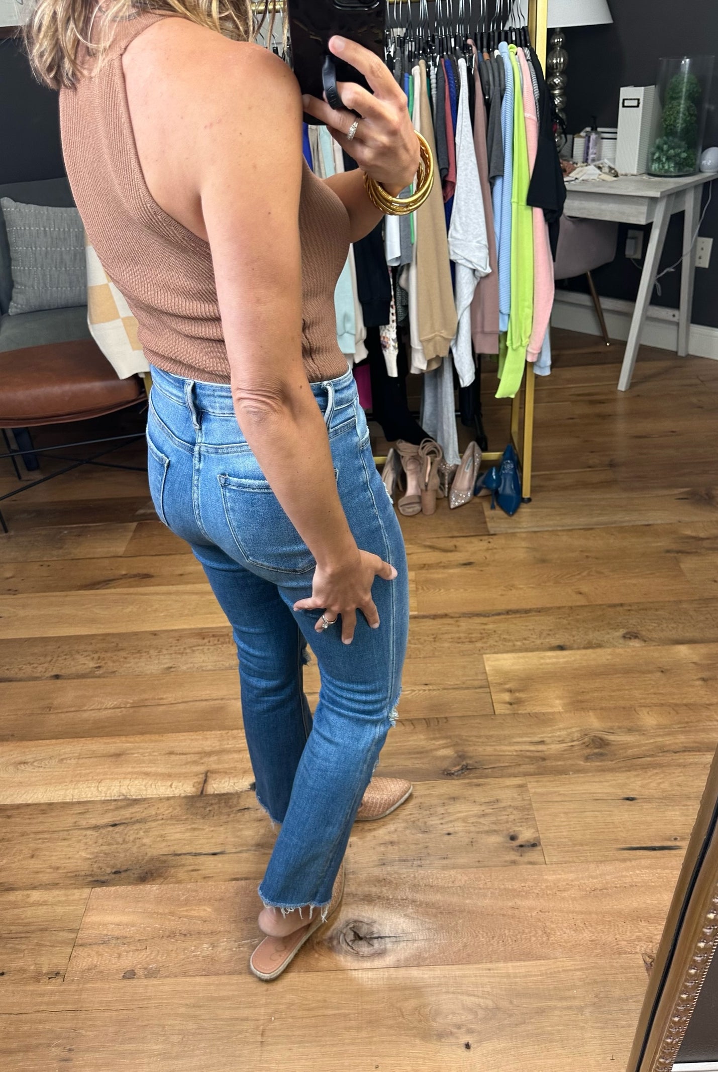 Wait Around Ribbed Sweater Tank - Multiple Options-Sweaters-Allie Rose ATS5997-Anna Kaytes Boutique, Women's Fashion Boutique in Grinnell, Iowa