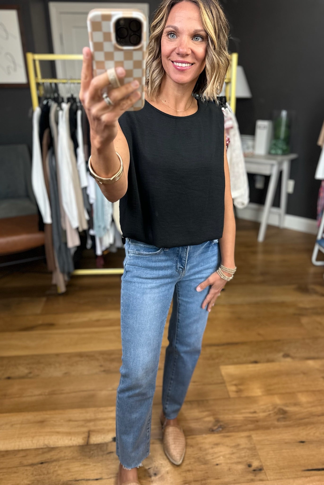 Breaking Free Boxy Top - Multiple Options-Sleeveless-Les Amis-Anna Kaytes Boutique, Women's Fashion Boutique in Grinnell, Iowa