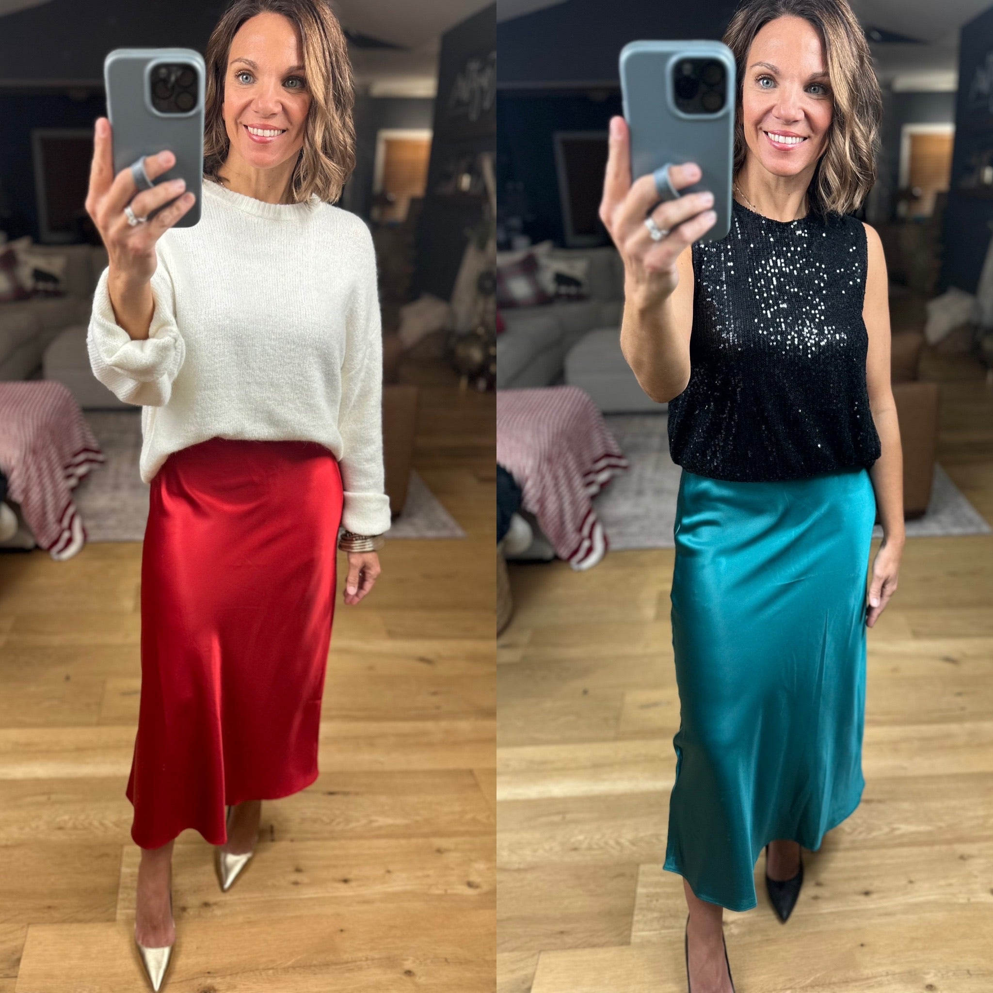 Full Of Cheer Midi Skirt-Dresses-Wishlist-Anna Kaytes Boutique, Women's Fashion Boutique in Grinnell, Iowa