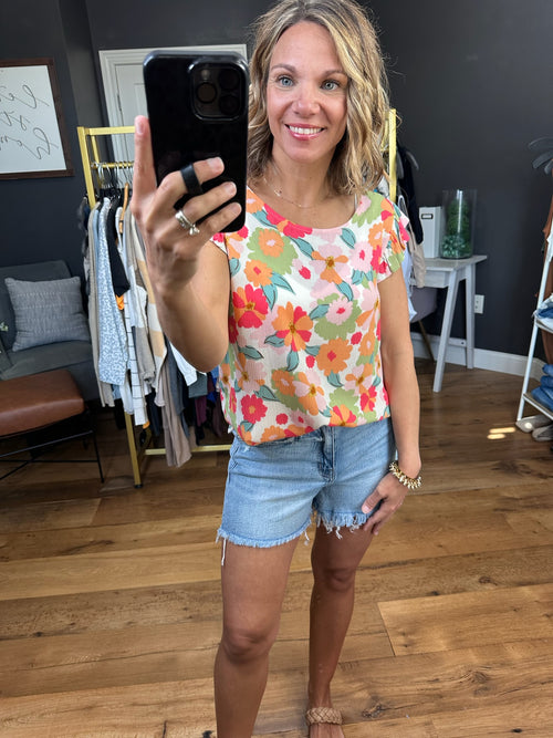 In Your Presence Floral Top - Multiple Options-Les Amis T1482-Anna Kaytes Boutique, Women's Fashion Boutique in Grinnell, Iowa