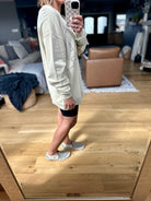 USA Oversized Crew - Natural-Tres Bien-Anna Kaytes Boutique, Women's Fashion Boutique in Grinnell, Iowa