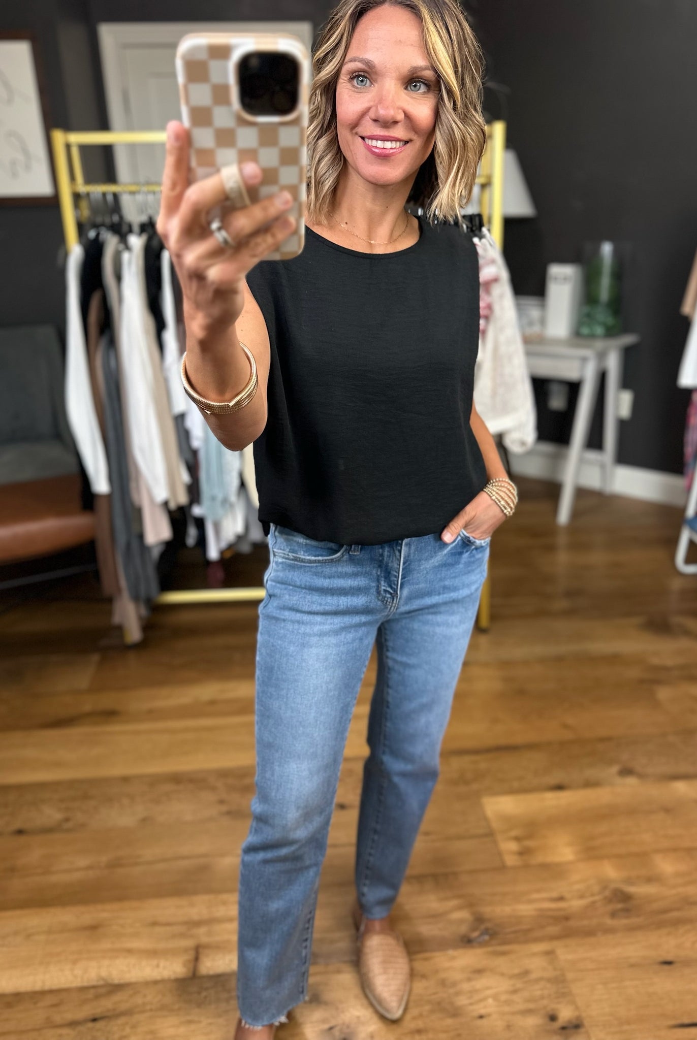 Breaking Free Boxy Top - Multiple Options-Sleeveless-Les Amis-Anna Kaytes Boutique, Women's Fashion Boutique in Grinnell, Iowa