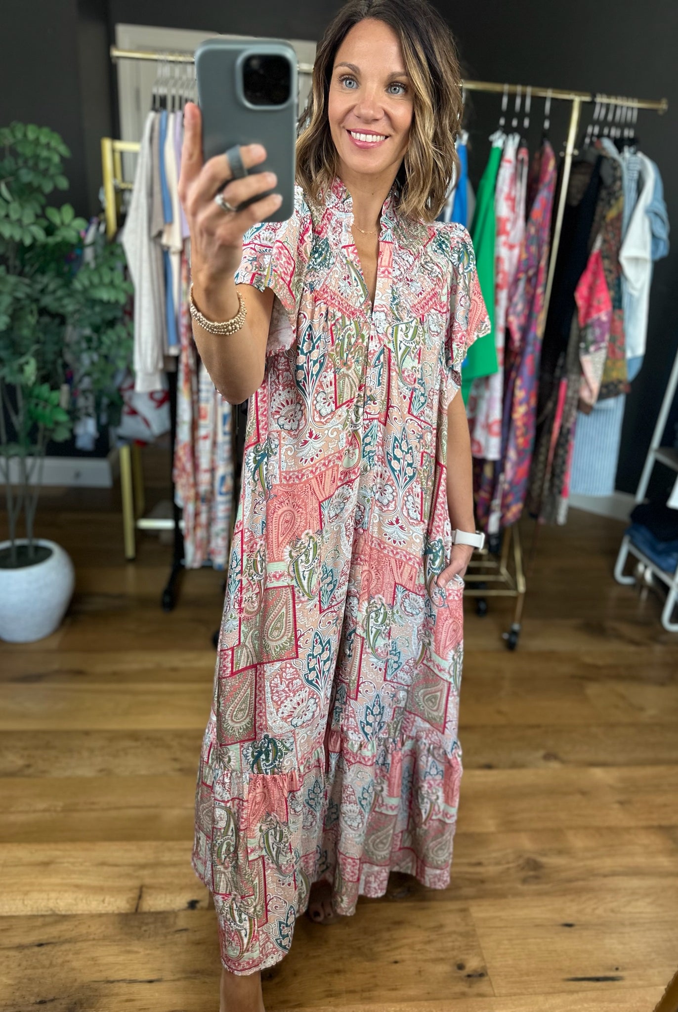Long Term Love Paisley Maxi-Dresses-Umgee-Anna Kaytes Boutique, Women's Fashion Boutique in Grinnell, Iowa