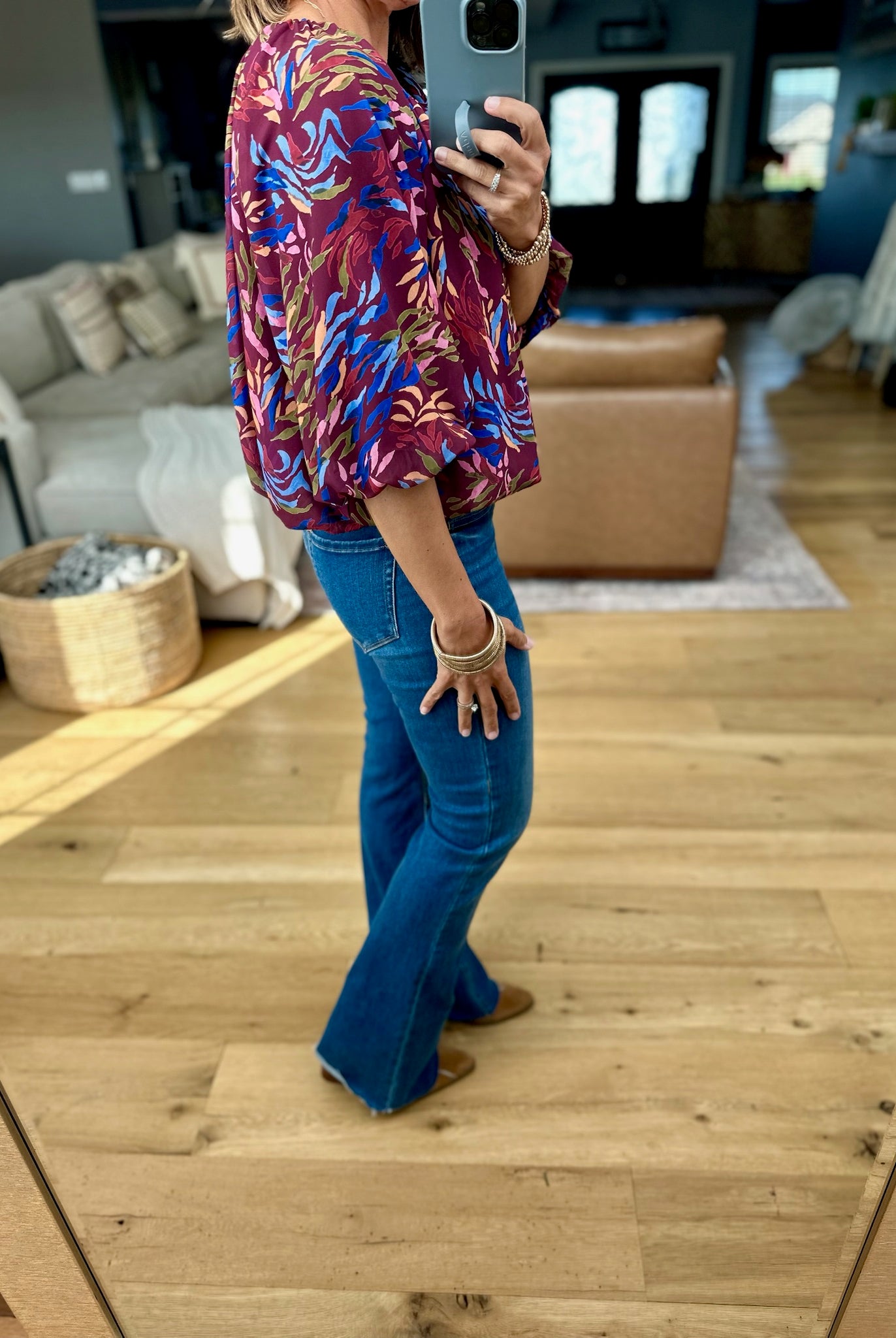 On Fall's Terms Patterned Top-THML-Anna Kaytes Boutique, Women's Fashion Boutique in Grinnell, Iowa