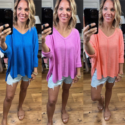 Can't Say No Oversized Knit Top - Multiple Options-Zenana HT-218D6-Anna Kaytes Boutique, Women's Fashion Boutique in Grinnell, Iowa