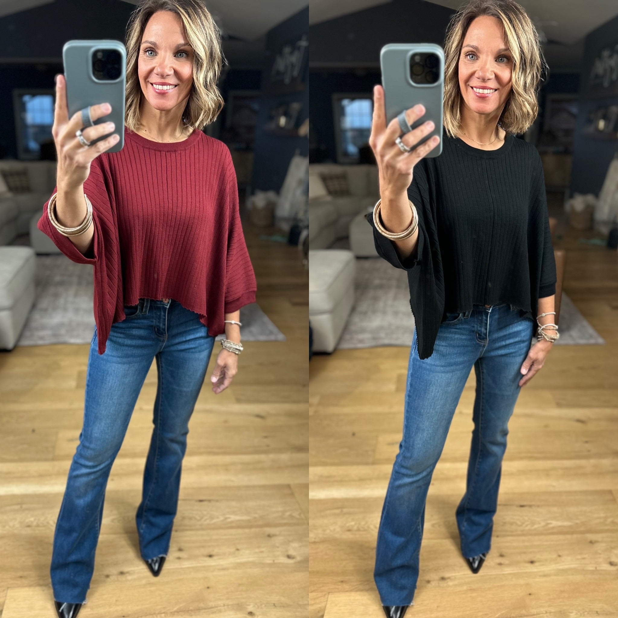 Tell Me Anything Cropped A-Line Top-By Together-Anna Kaytes Boutique, Women's Fashion Boutique in Grinnell, Iowa