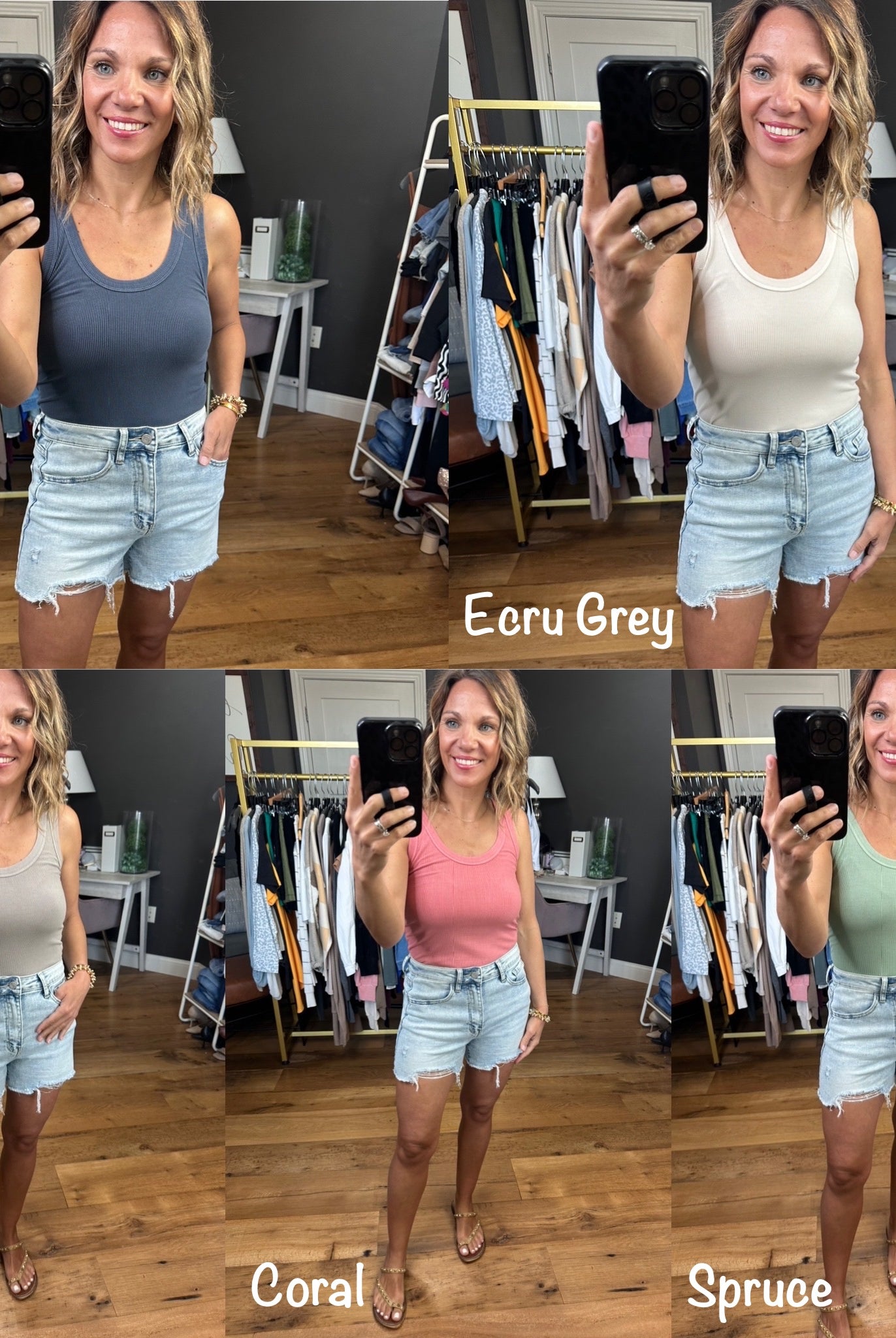 The Mia Scoop Tank - Multiple Options-Sleeveless-Be Cool 19284-Anna Kaytes Boutique, Women's Fashion Boutique in Grinnell, Iowa