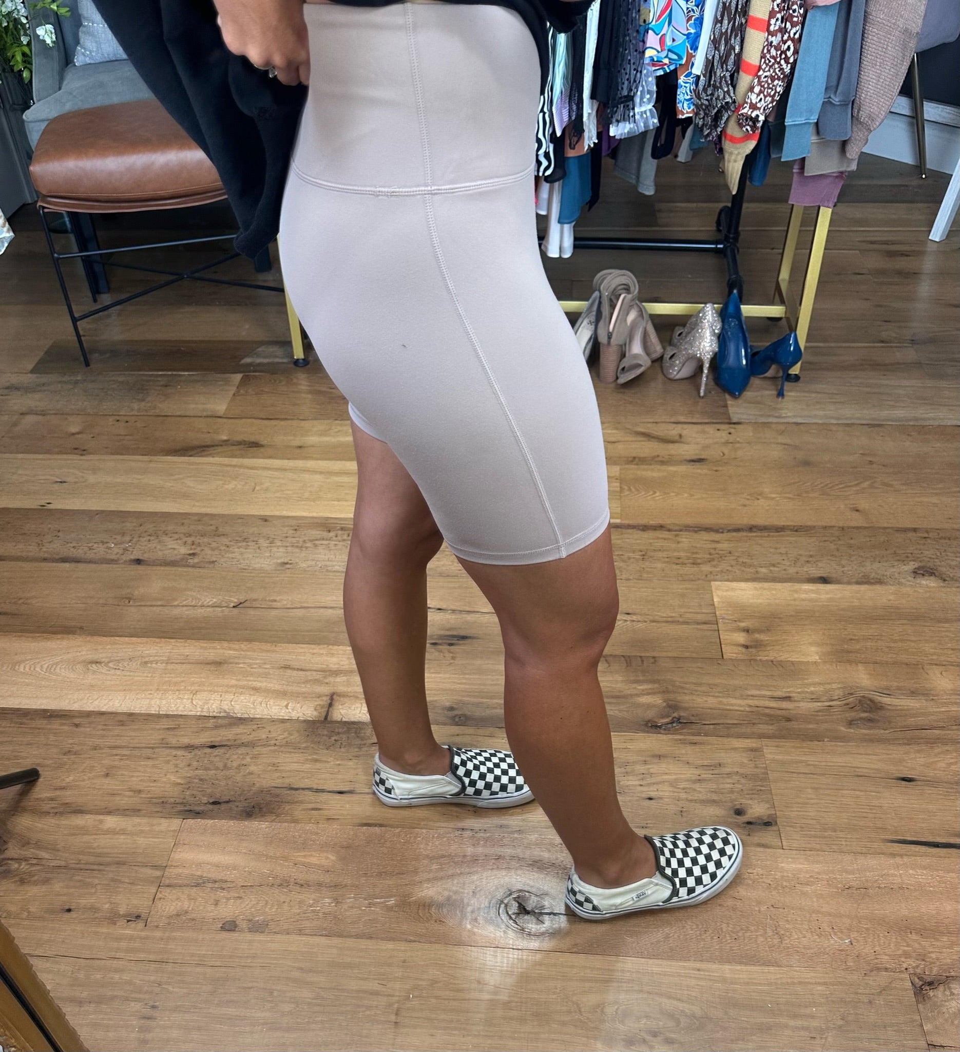 The Victoria Buttery Soft Biker Short -Iris-Shorts-Mono B-Anna Kaytes Boutique, Women's Fashion Boutique in Grinnell, Iowa