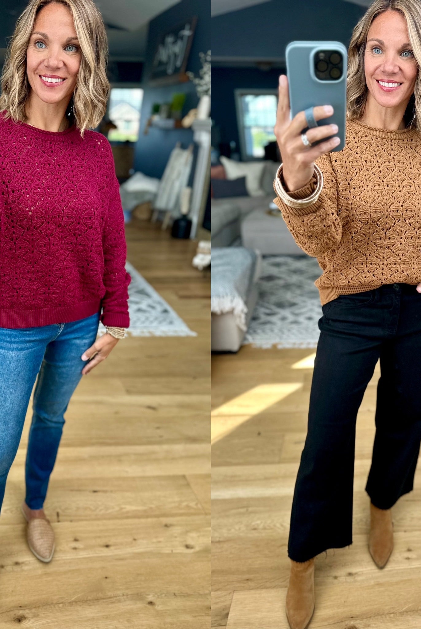 In Our View Crochet Crewneck Top-Wishlist-Anna Kaytes Boutique, Women's Fashion Boutique in Grinnell, Iowa