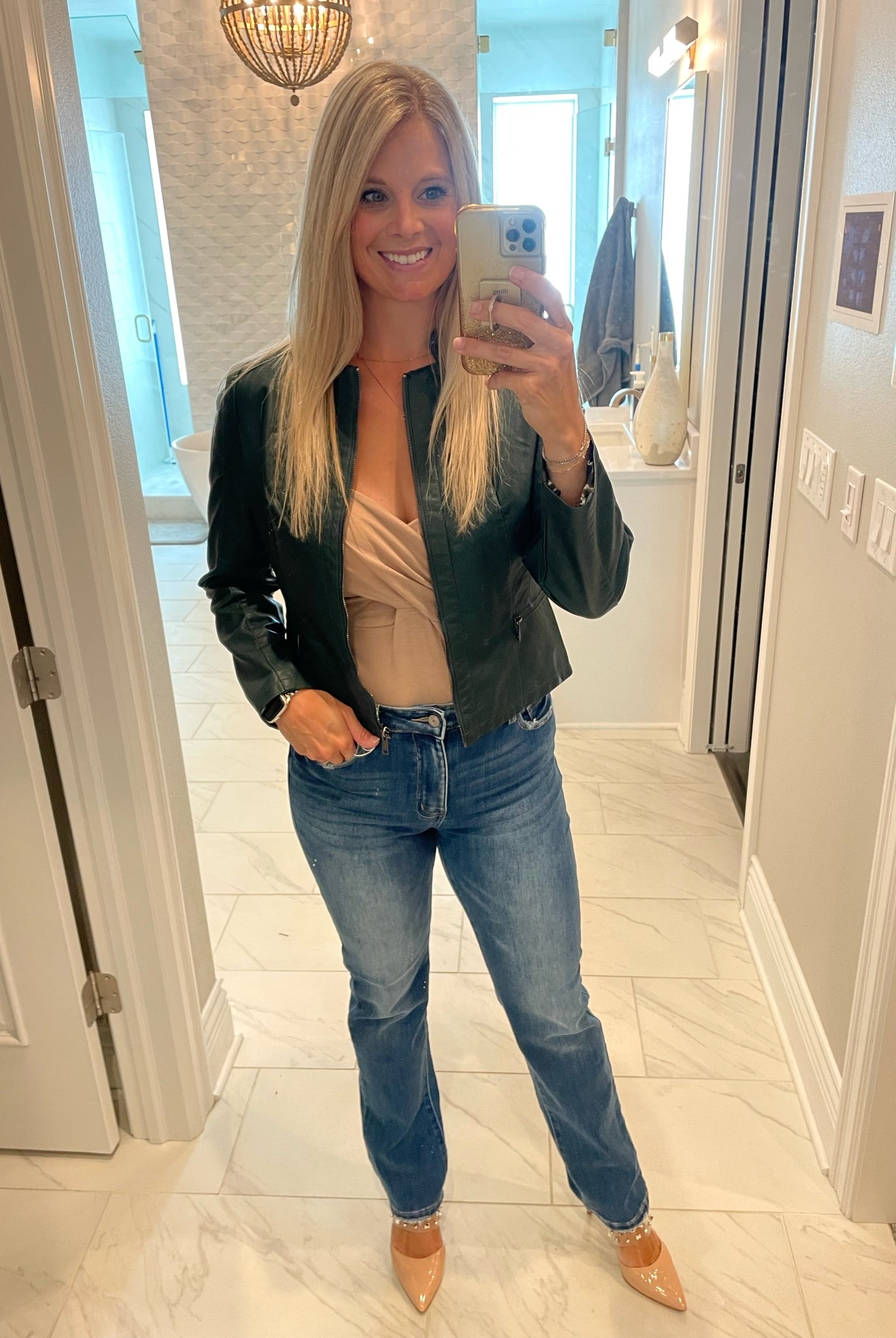 Down The Road Moto Faux-Leather Jacket - Multiple Options-Jackets-Coalition LA L16OF2-Anna Kaytes Boutique, Women's Fashion Boutique in Grinnell, Iowa