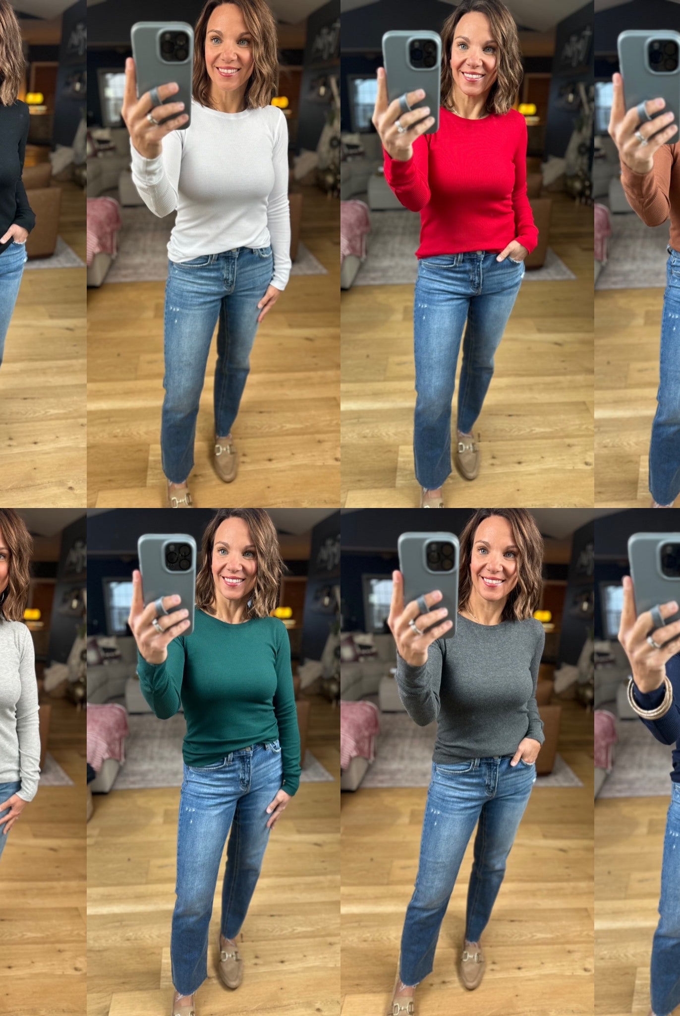 The Paige Ribbed Long Sleeve Top-Long Sleeves-Active Basics-Anna Kaytes Boutique, Women's Fashion Boutique in Grinnell, Iowa