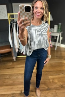 Going Somewhere Striped Top - Black-Aemi & Co-Anna Kaytes Boutique, Women's Fashion Boutique in Grinnell, Iowa