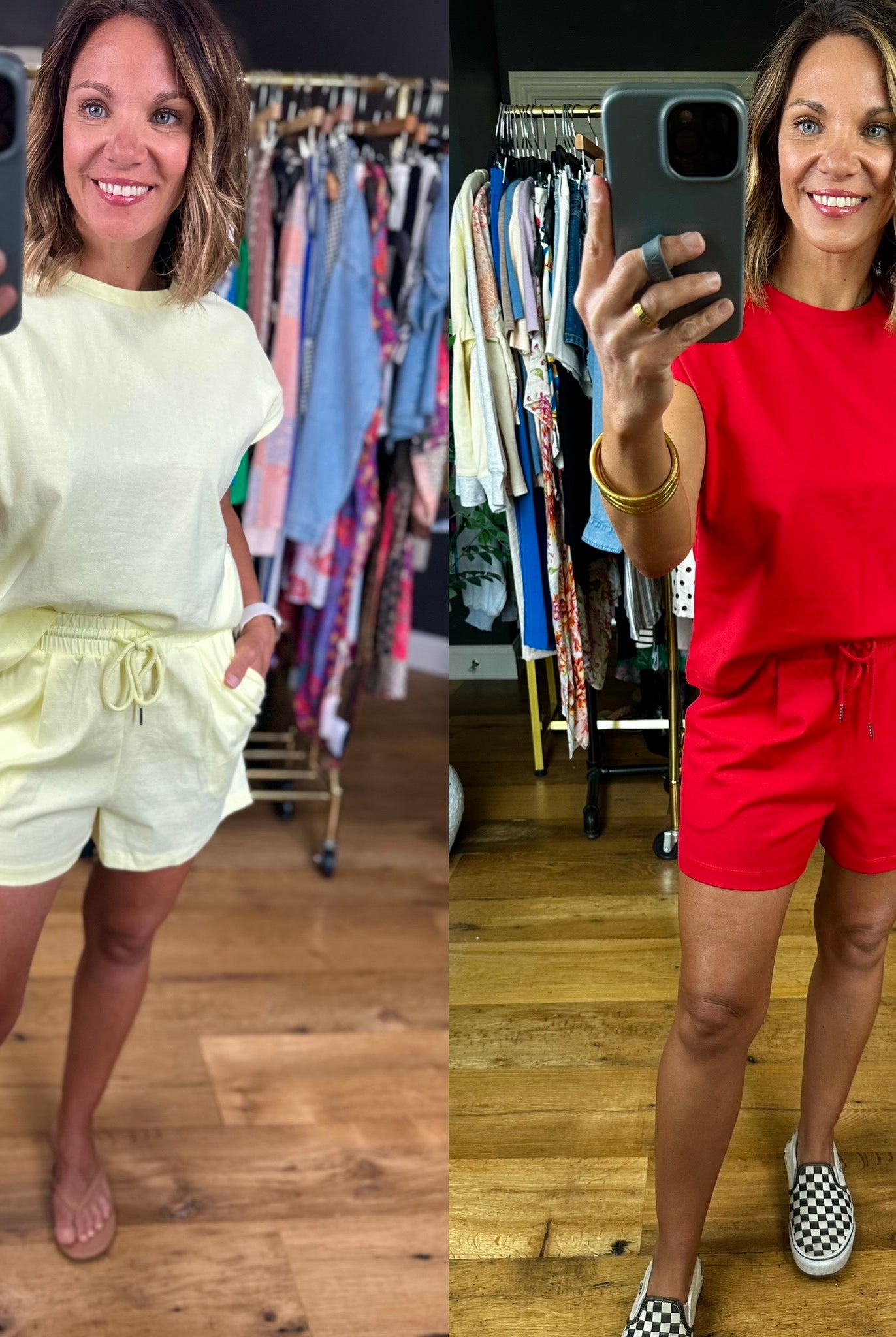 Loved In 2-Piece Set-Short Sleeves-Double Zero-Anna Kaytes Boutique, Women's Fashion Boutique in Grinnell, Iowa