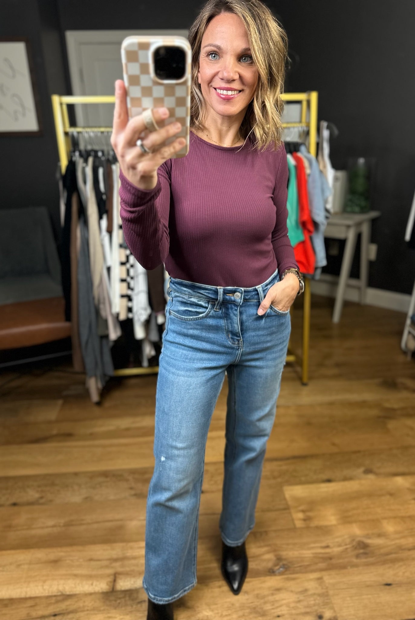 Hold You Close Long Sleeve Bodysuit - Multiple Options-She & Sky-Anna Kaytes Boutique, Women's Fashion Boutique in Grinnell, Iowa